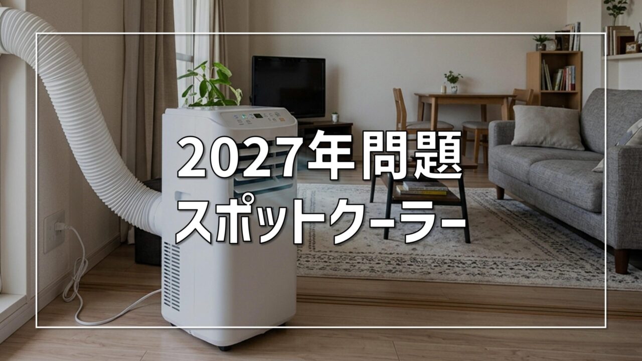 スポットクーラーは2027年問題の対象外？建築士が失敗しないエアコン 